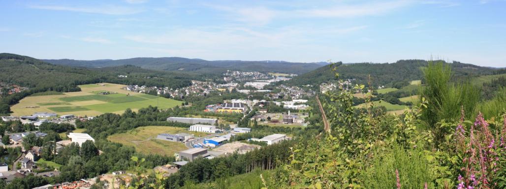 Blick auf Kredenbach 